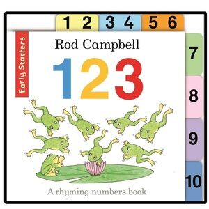 BUNDLE & SAVE 🐸Rod Campbell 123 A Rhyming Numbers Board Book